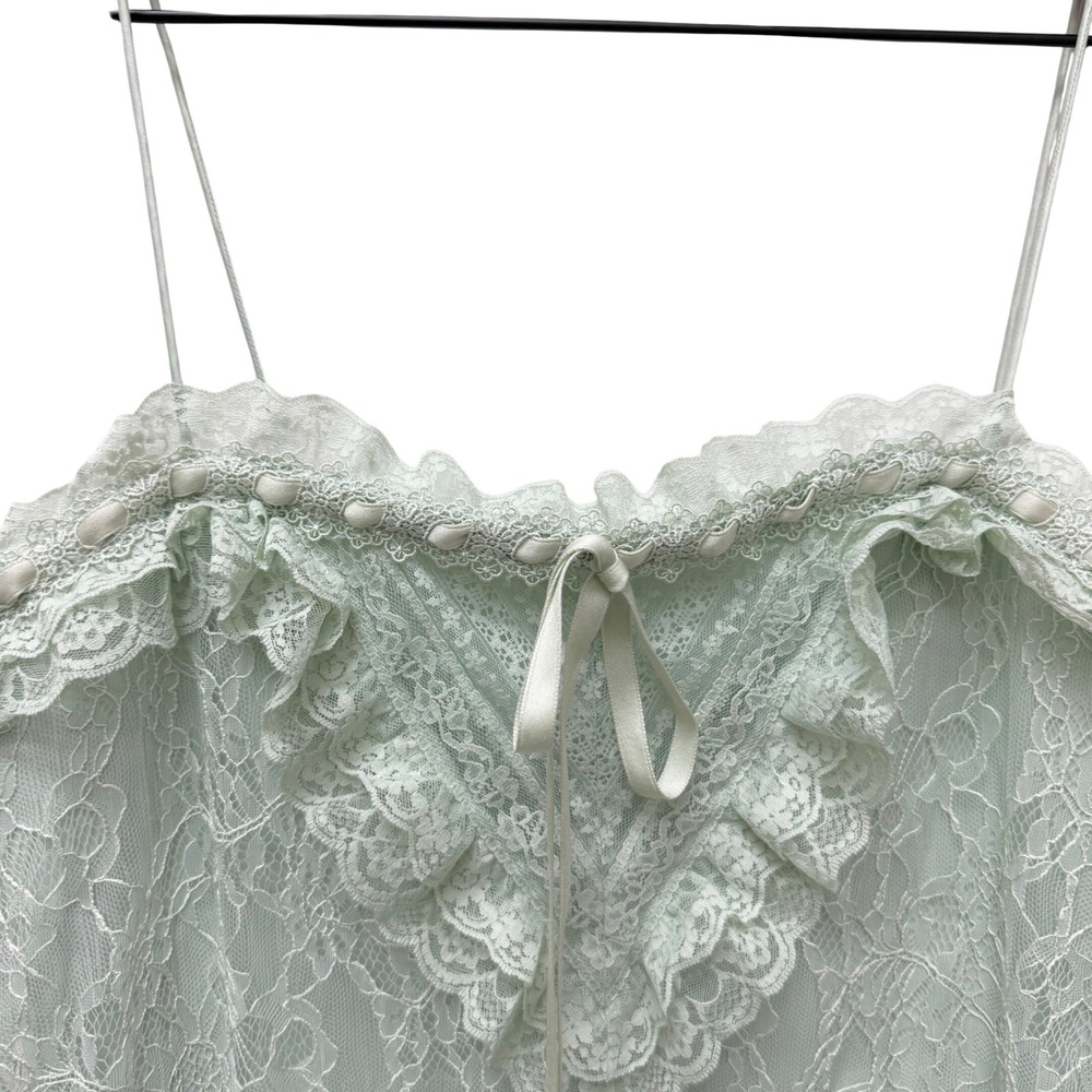 ALICE‎ + OLIVIA  Alessia Lace Top in Green Size 10 NWT - Picture 6 of 13